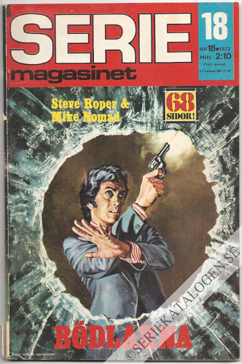 Framsida på Seriemagasinet #18 (1973)