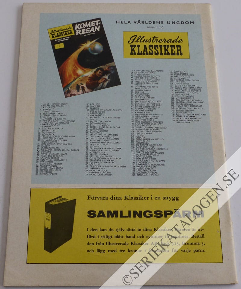 Baksida på Hunden Kruse och indianerna (1962)
