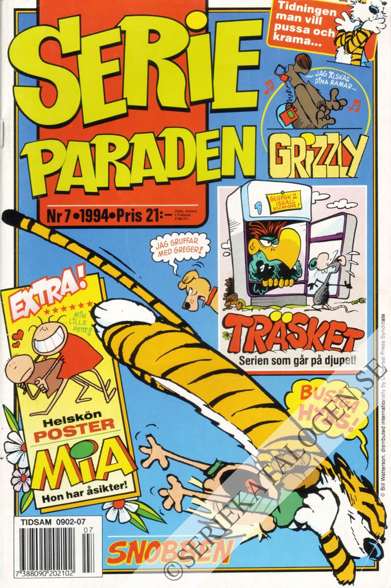 Framsida på Serie-paraden #7 (1994)