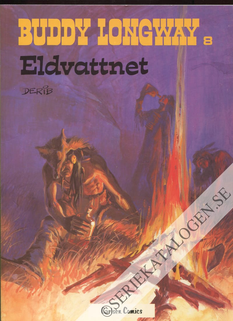 Framsida på Buddy Longways äventyr Eldvattnet (1980)