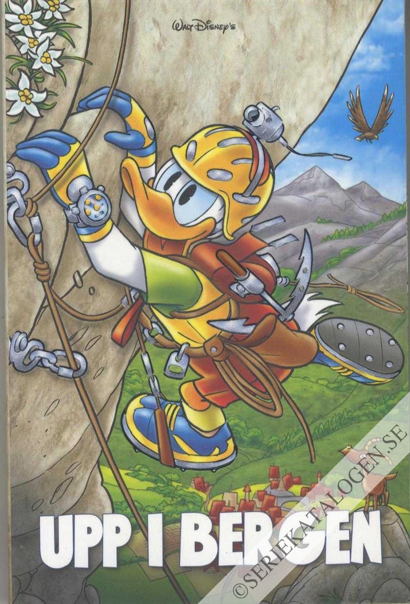 Framsida på Kalle Ankas pocket special Upp i bergen (2022)