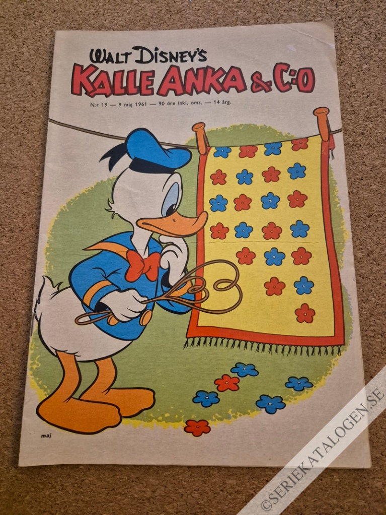 Framsida på Kalle Anka & C:o #19 (1961)
