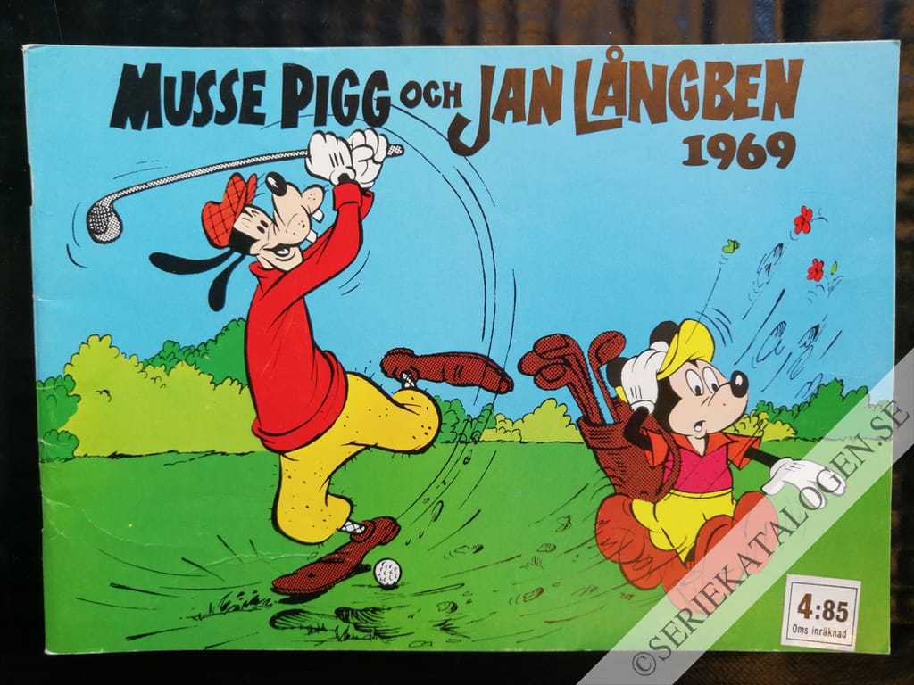 Framsida på Musse Pigg och Jan Långben # (1968)