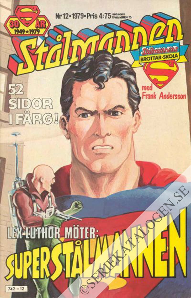 Framsida på Stålmannen #12 (1979)