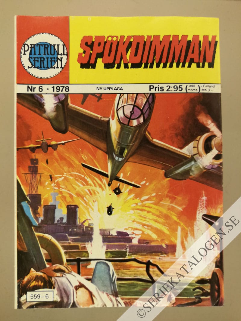 Framsida på Patrullserien Spökdimman (1978)