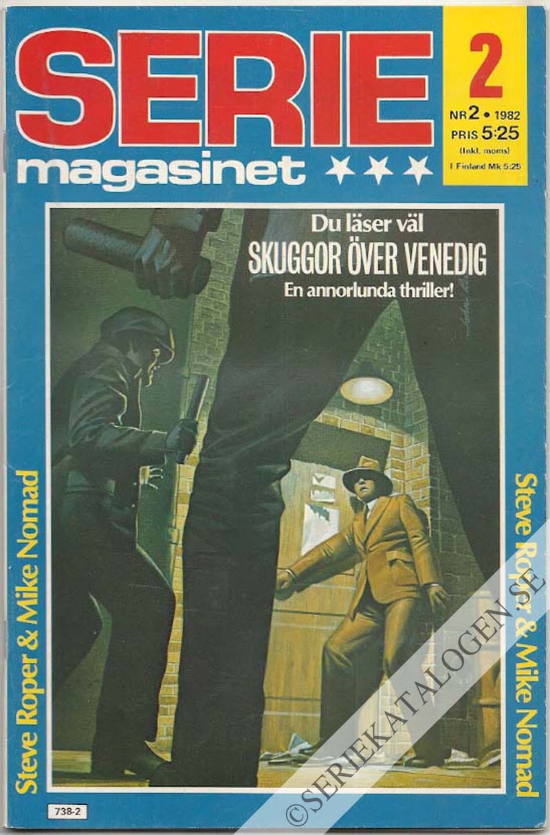 Framsida på Seriemagasinet #2 (1982)