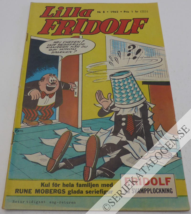 Framsida på Lilla Fridolf #8 (1962)
