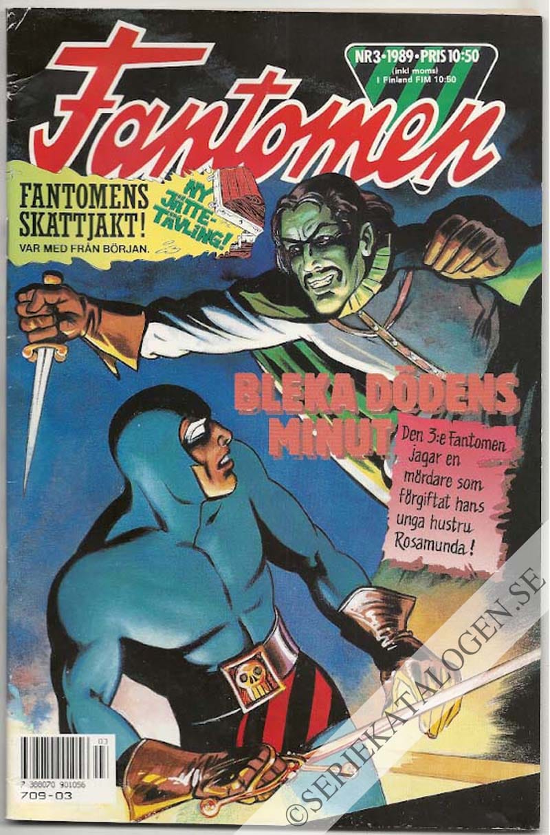 Framsida på Fantomen #3 (1989)