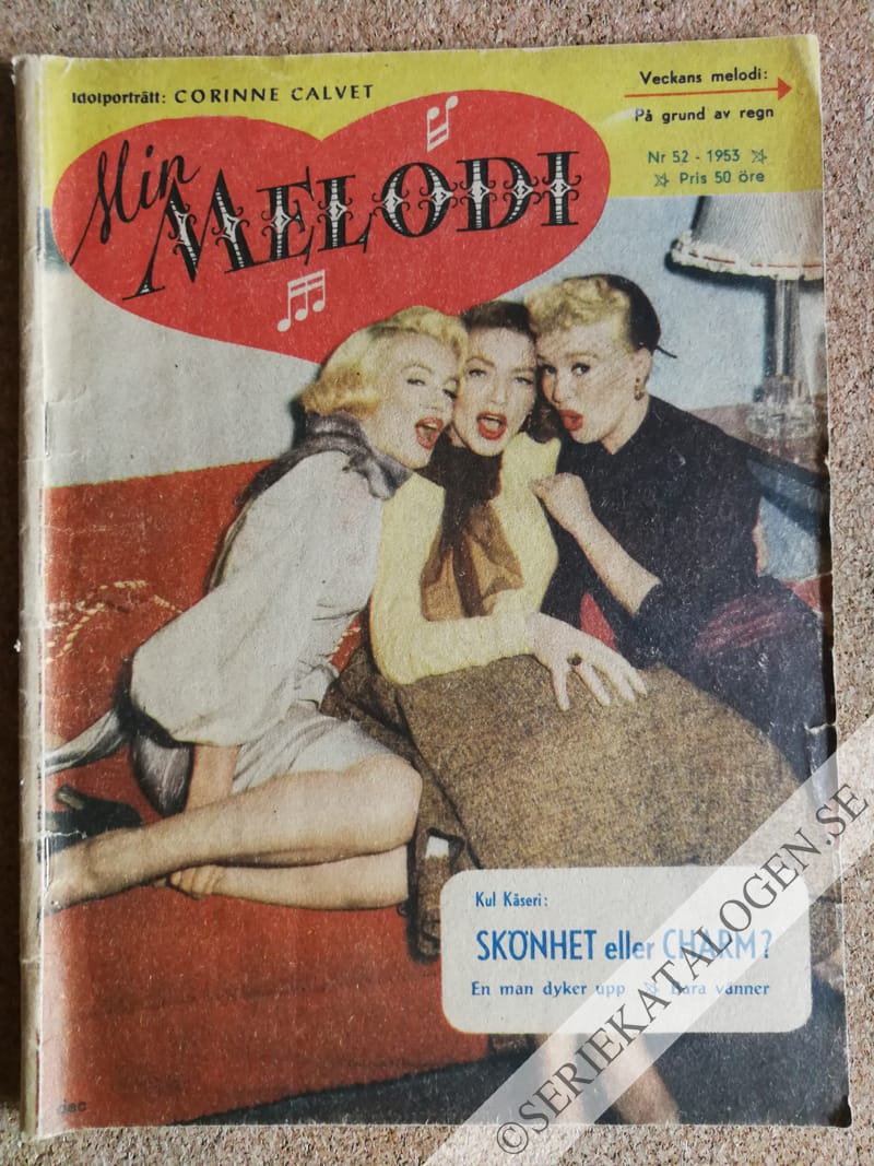 Framsida på Min melodi #52 (1953)