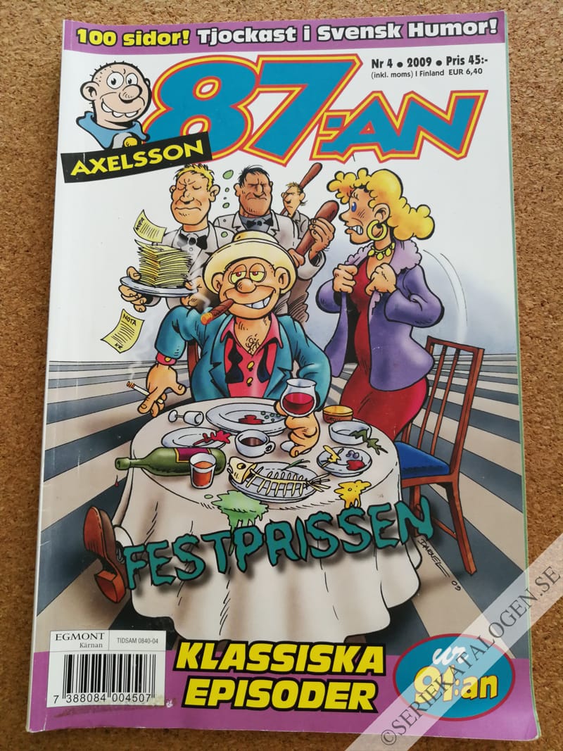 Framsida på 87:an Axelsson #4 (2009)
