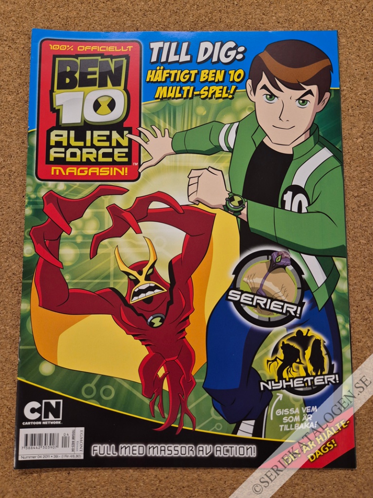 Framsida på Ben 10 magasin! #4 (2011)