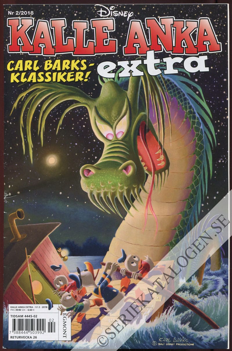 Framsida på Kalle Anka Extra #2 (2018)