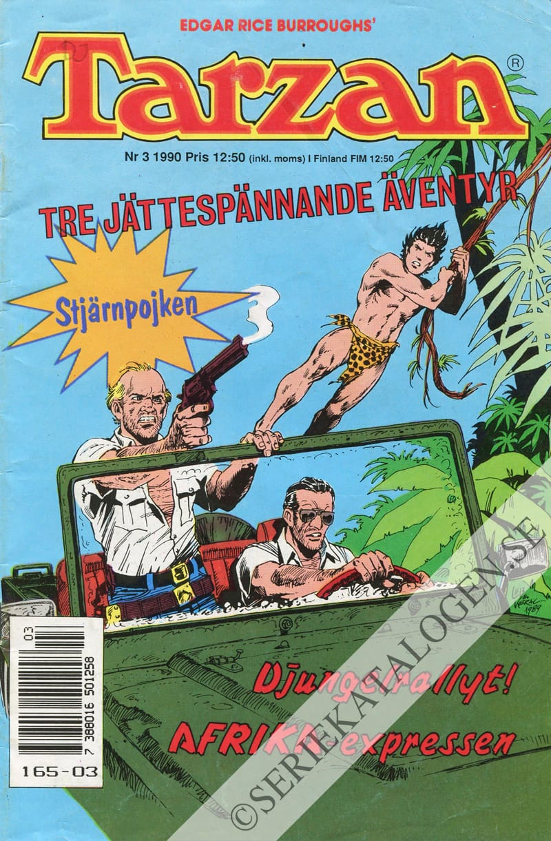 Framsida på Tarzan #3 (1990)