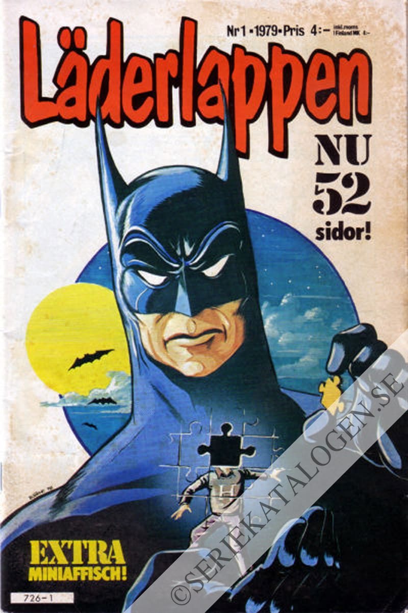 Framsida på Läderlappen och Robin #1 (1979)
