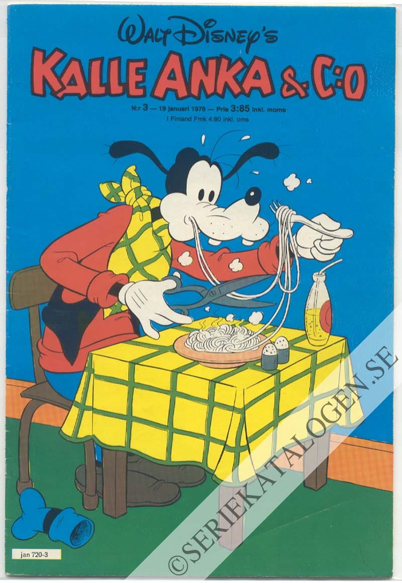 Framsida på Kalle Anka & C:o #3 (1978)