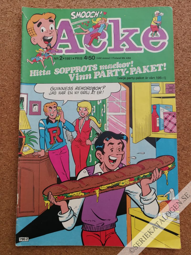 Framsida på Acke #2 (1981)