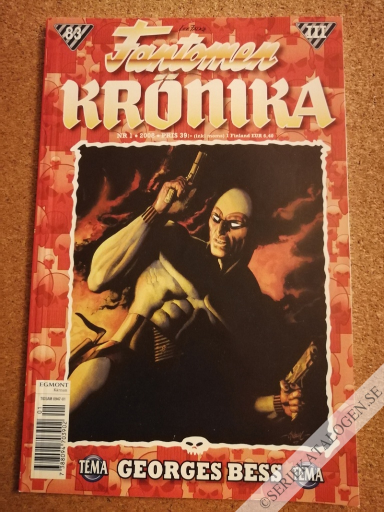 Framsida på Fantomen Krönika #1 (2008)