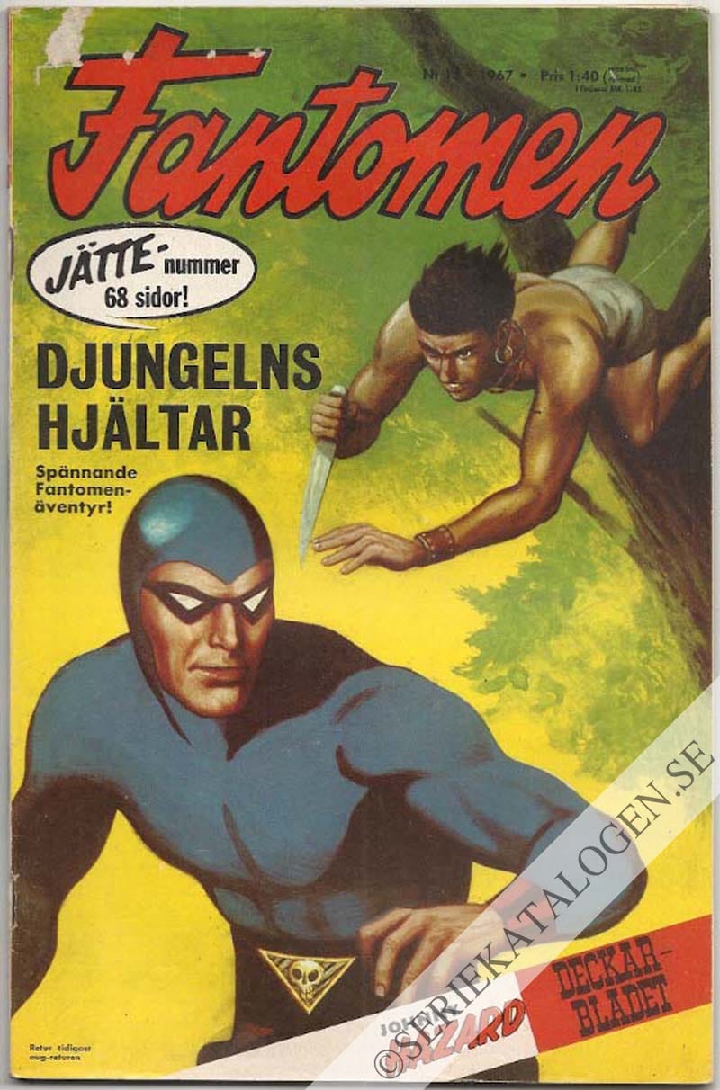Framsida på Fantomen #13 (1967)