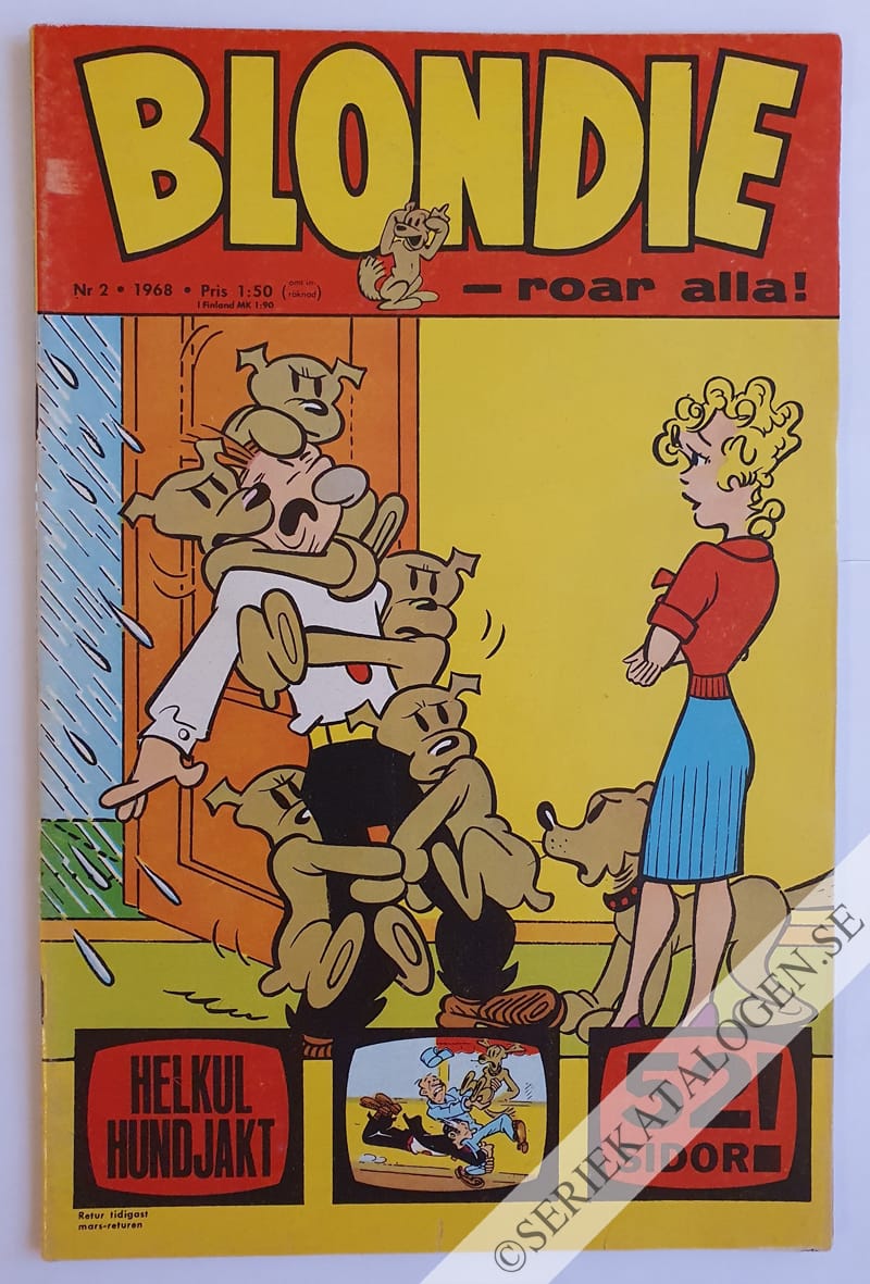 Framsida på Blondie #2 (1968)