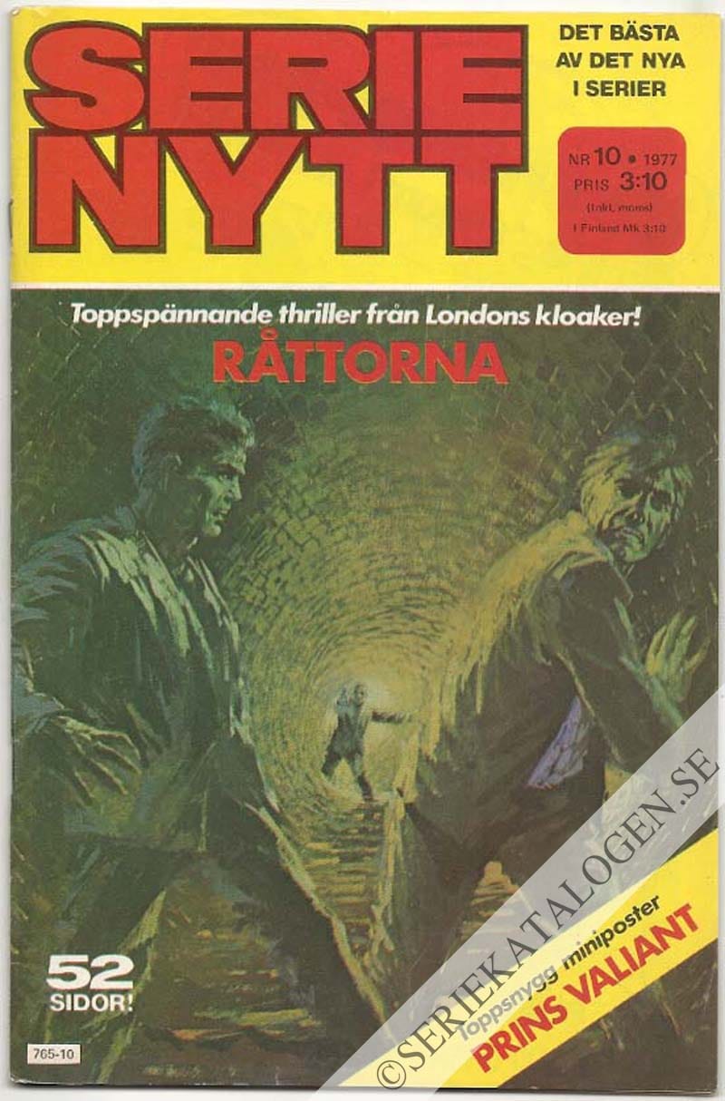 Framsida på Serie-Nytt #10 (1977)