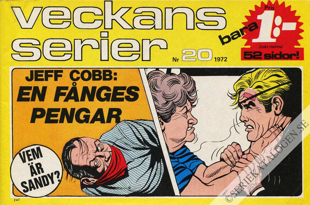 Framsida på Veckans serier #20 (1972)