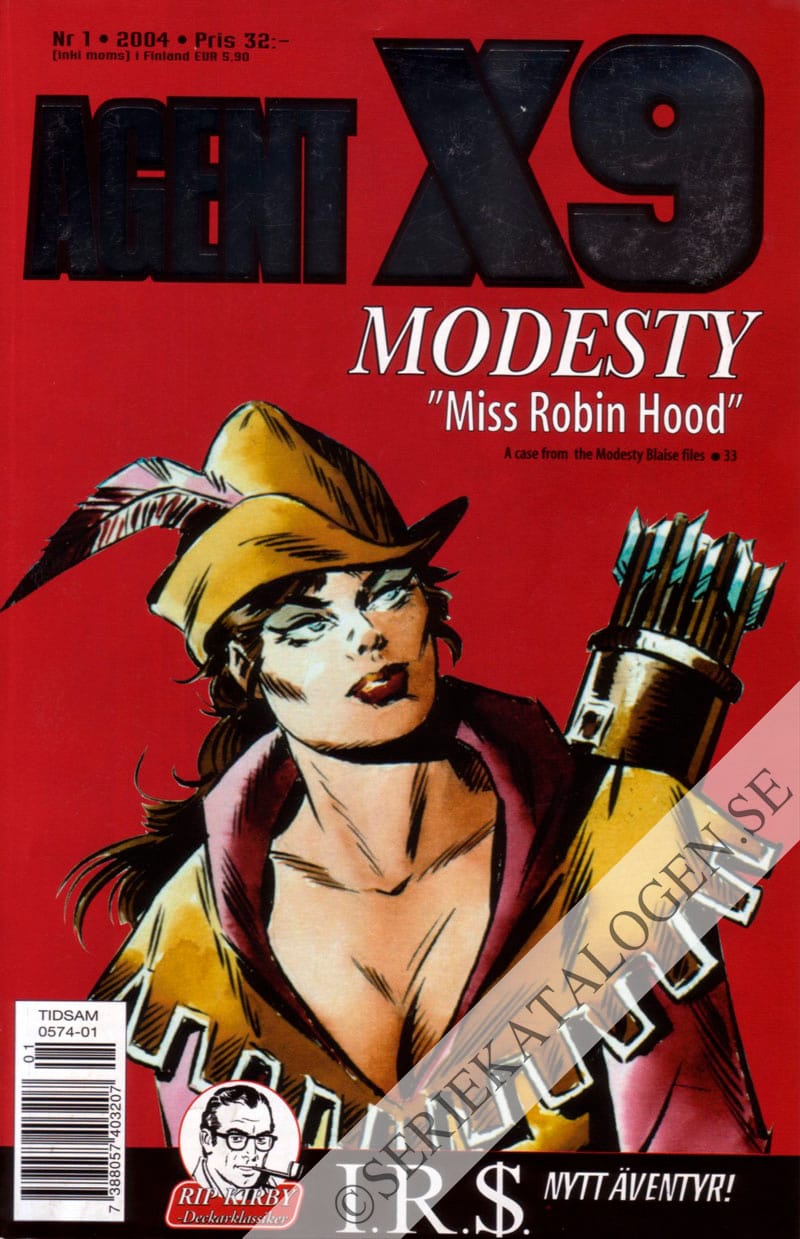 Framsida på Agent X9 #1 (2004)