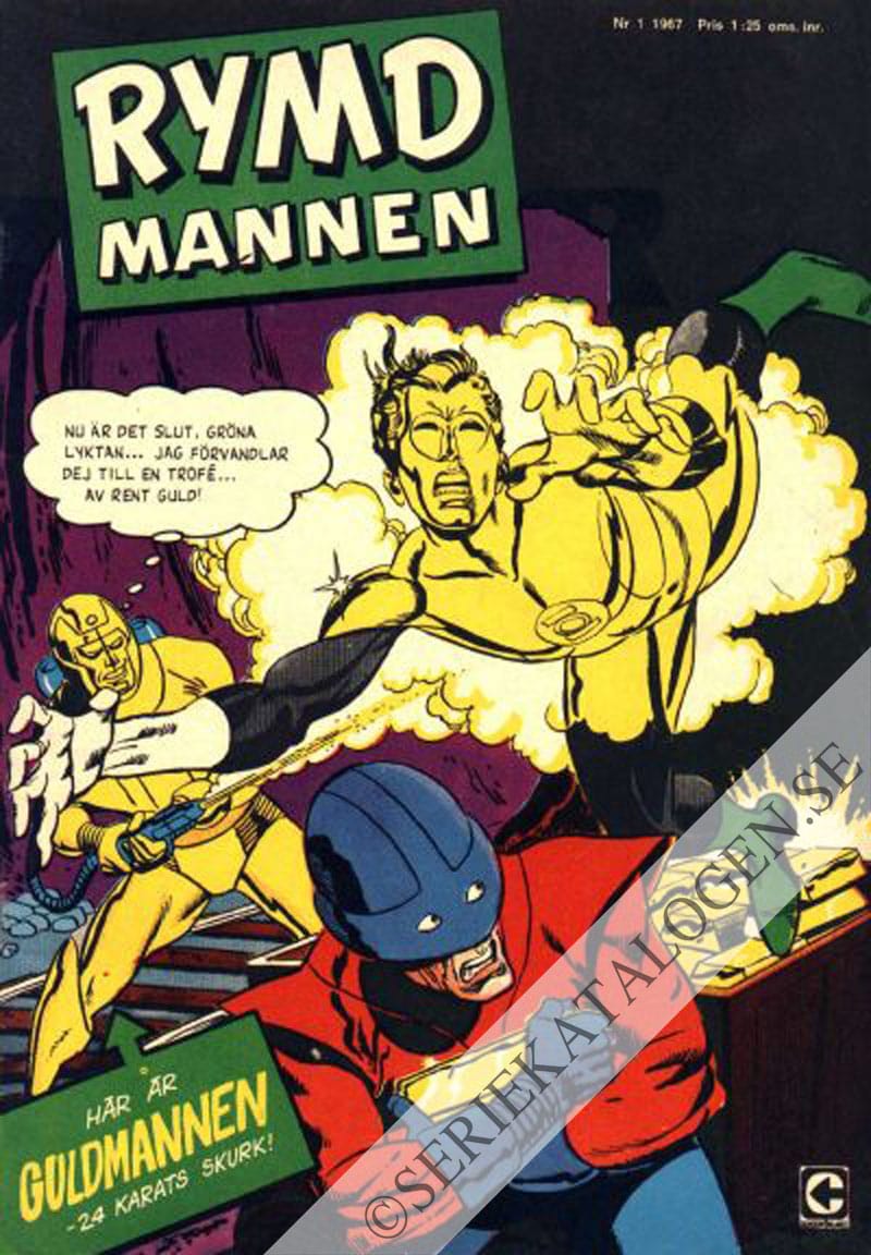 Framsida på Rymdmannen #1 (1967)