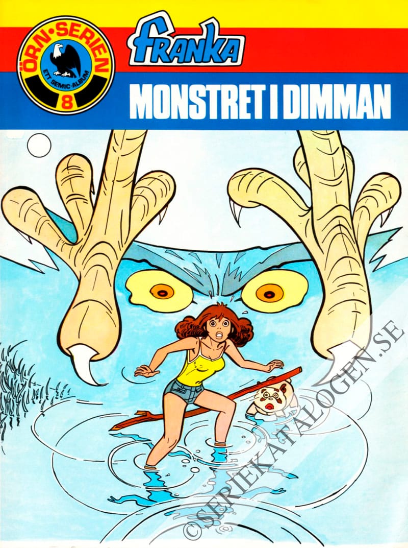 Framsida på Franka Monstret i dimman (1983)