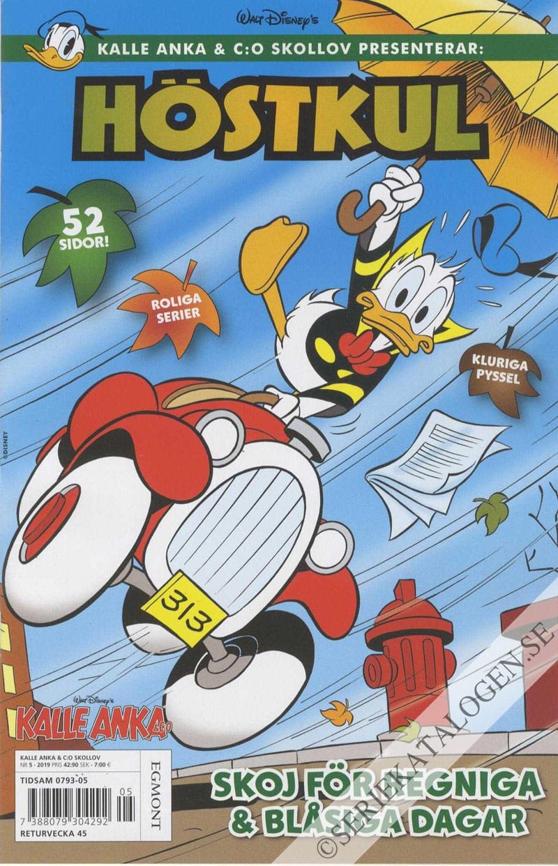 Framsida på Kalle Anka & C:o - Skollov Kalle Anka & C:o skollov presenterar: Höstkul (2019)