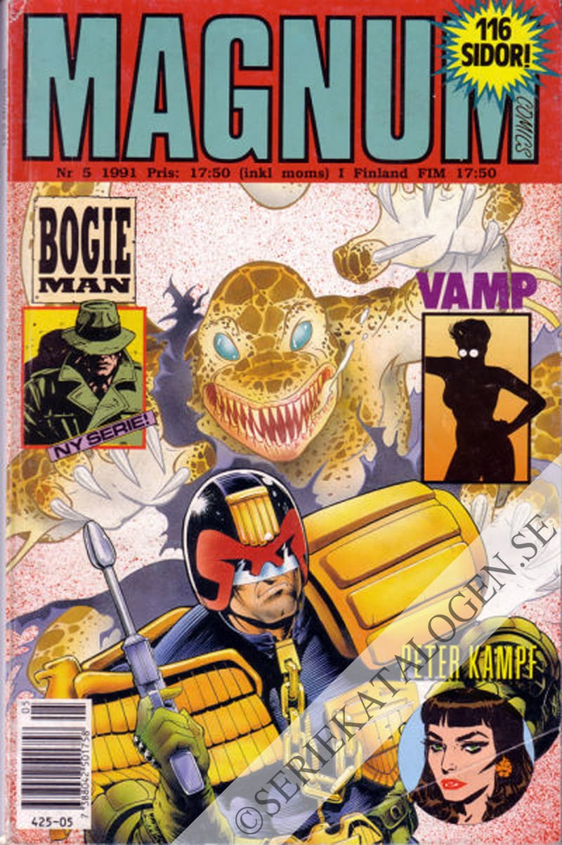 Framsida på Magnum comics #5 (1991)
