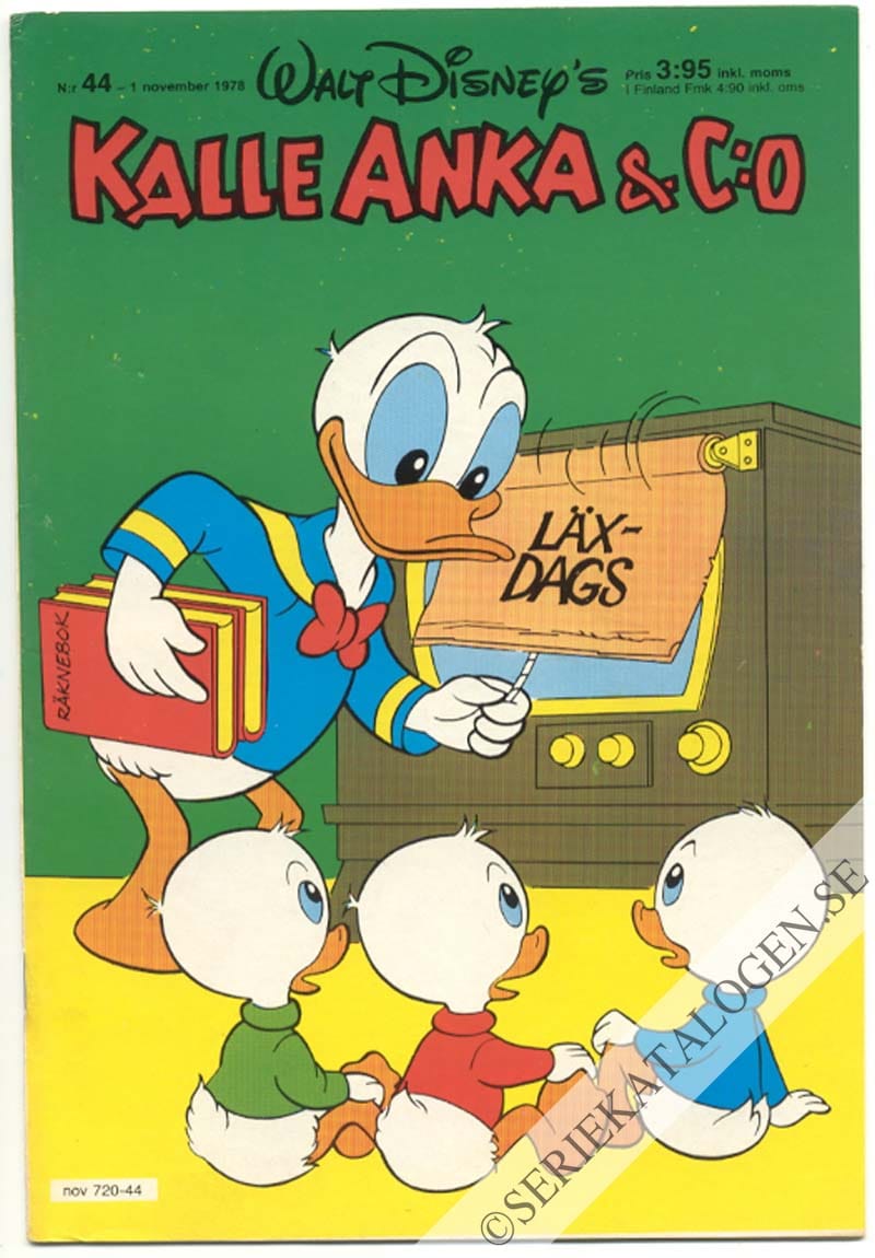 Framsida på Kalle Anka & C:o #44 (1978)