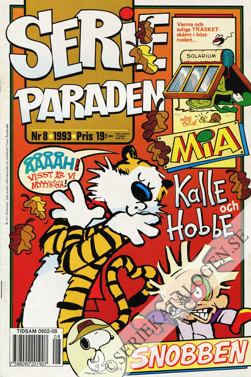 Framsida på Serie-paraden #8 (1993)