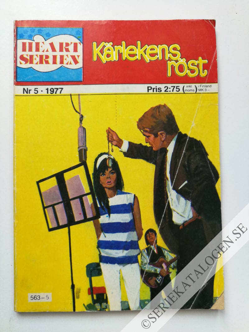 Framsida på Heart-serien Kärlekens röst (1977)