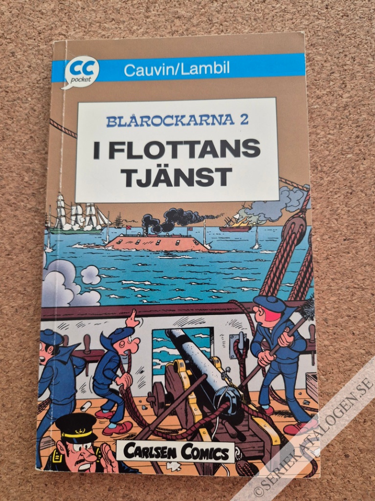 Framsida på CC pocket #7 - Blårockarna 2: I flottans tjänst (1990)