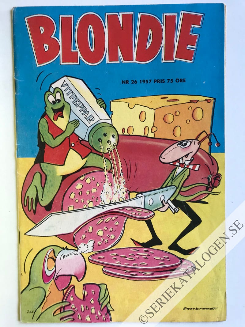 Framsida på Blondie #26 (1957)