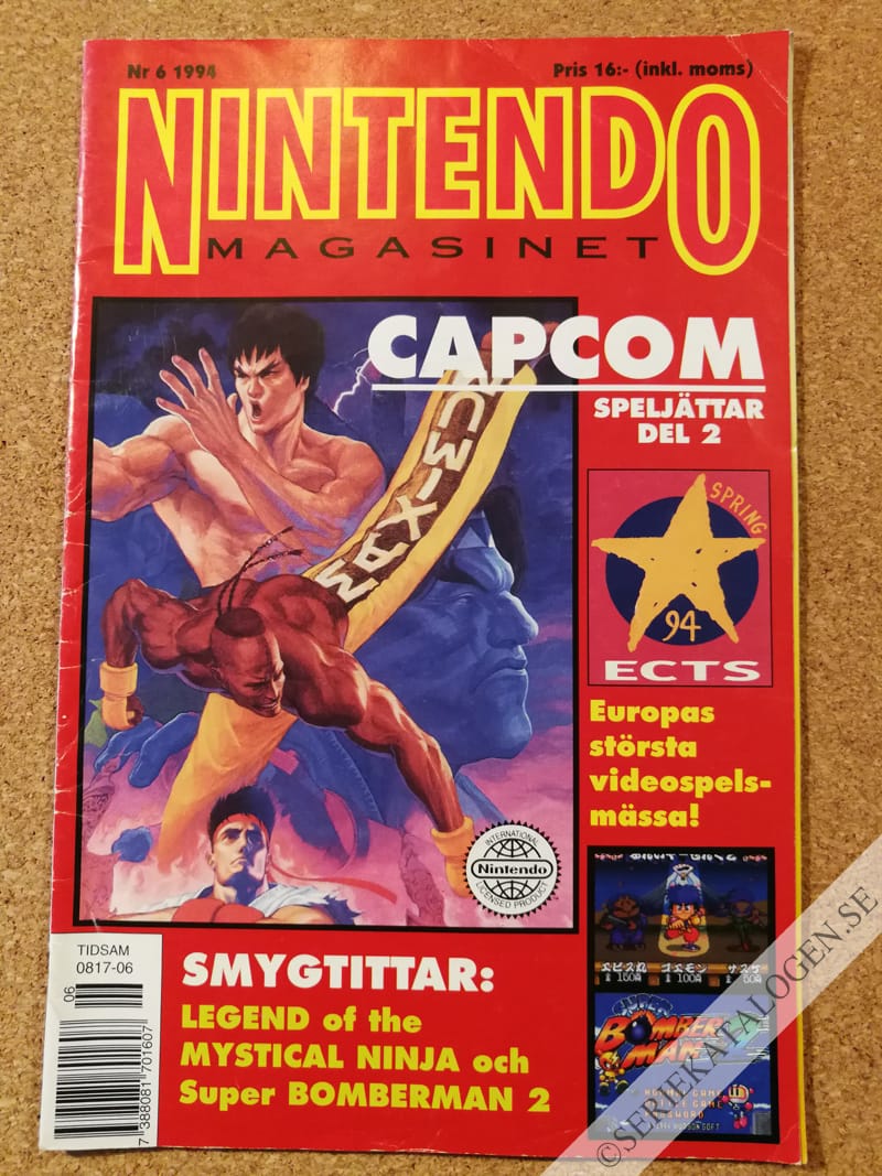 Framsida på Nintendo magasinet #4 (1994)