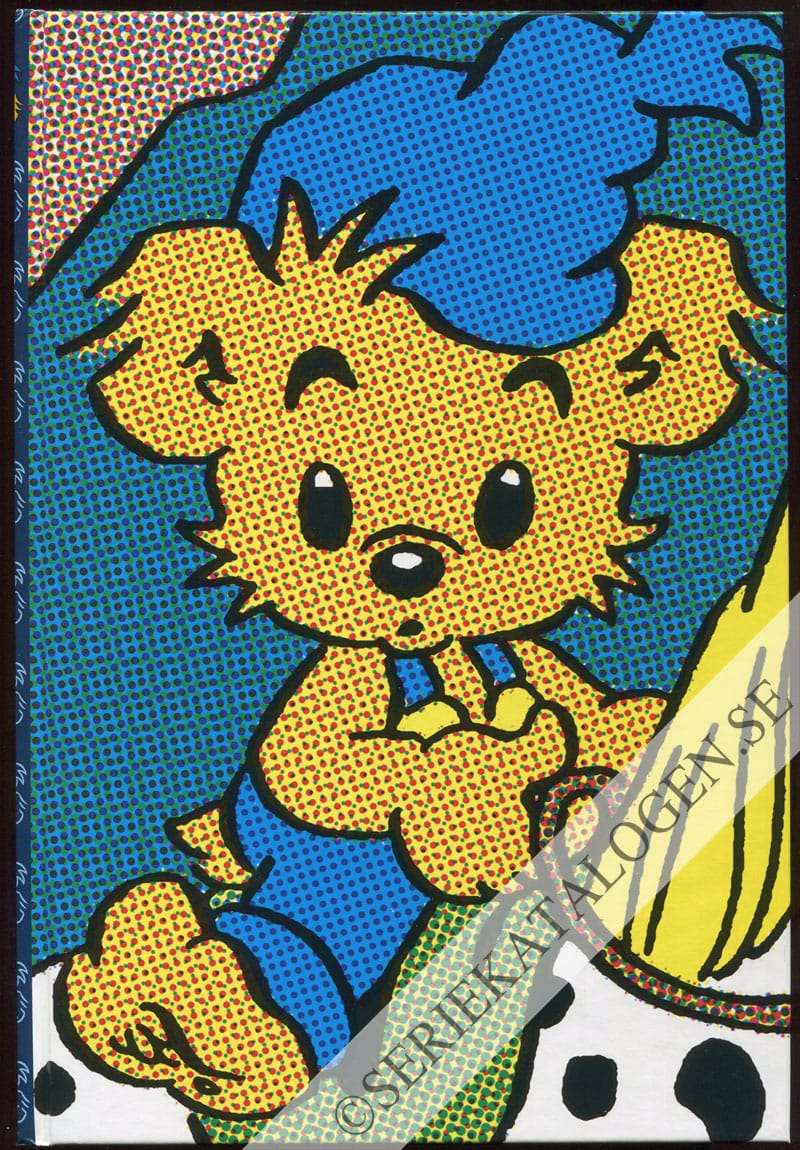 Framsida utan skyddsomslag på Bamse och elden (2010)