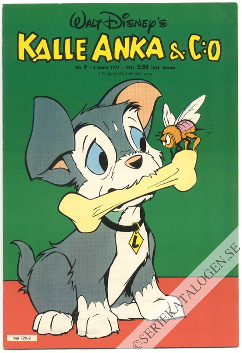 Framsida på Kalle Anka & C:o #9 (1977)