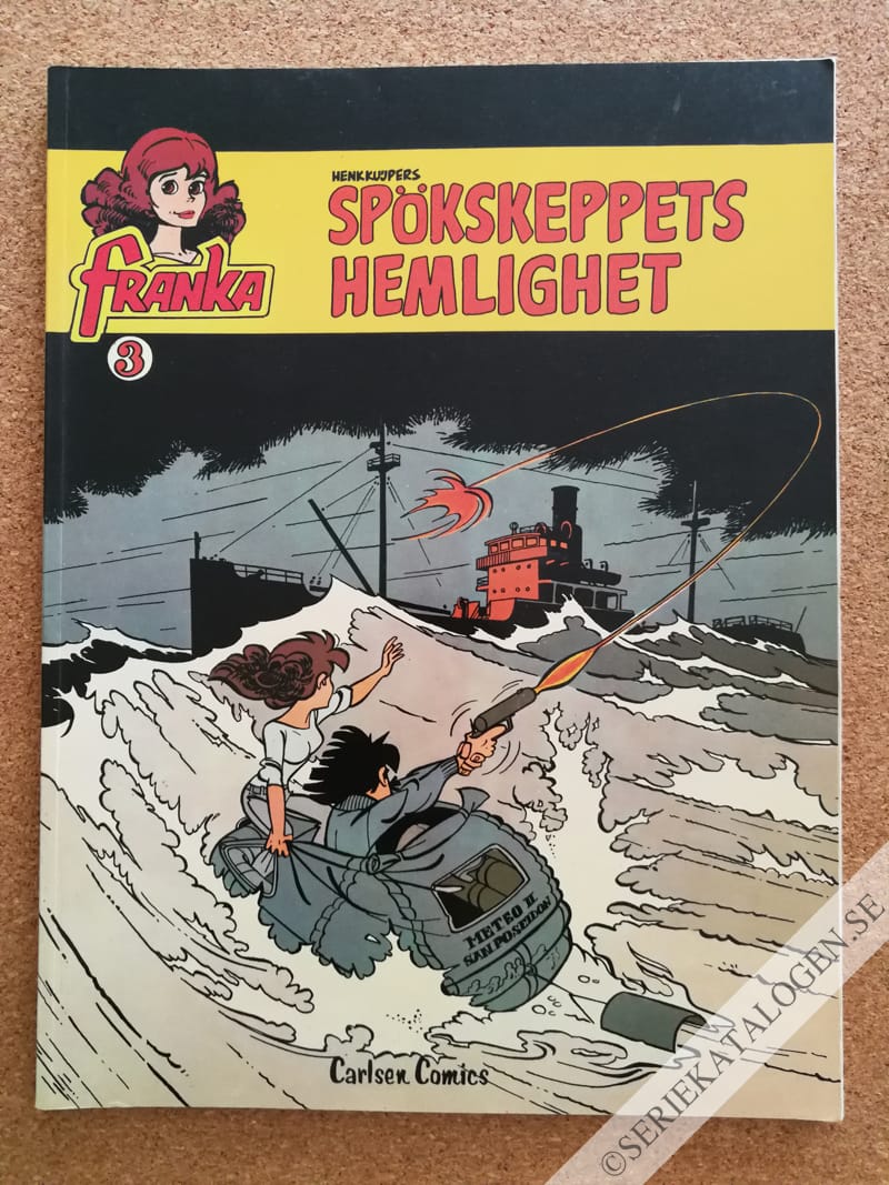 Framsida på Franka Spökskeppets hemlighet (1981)