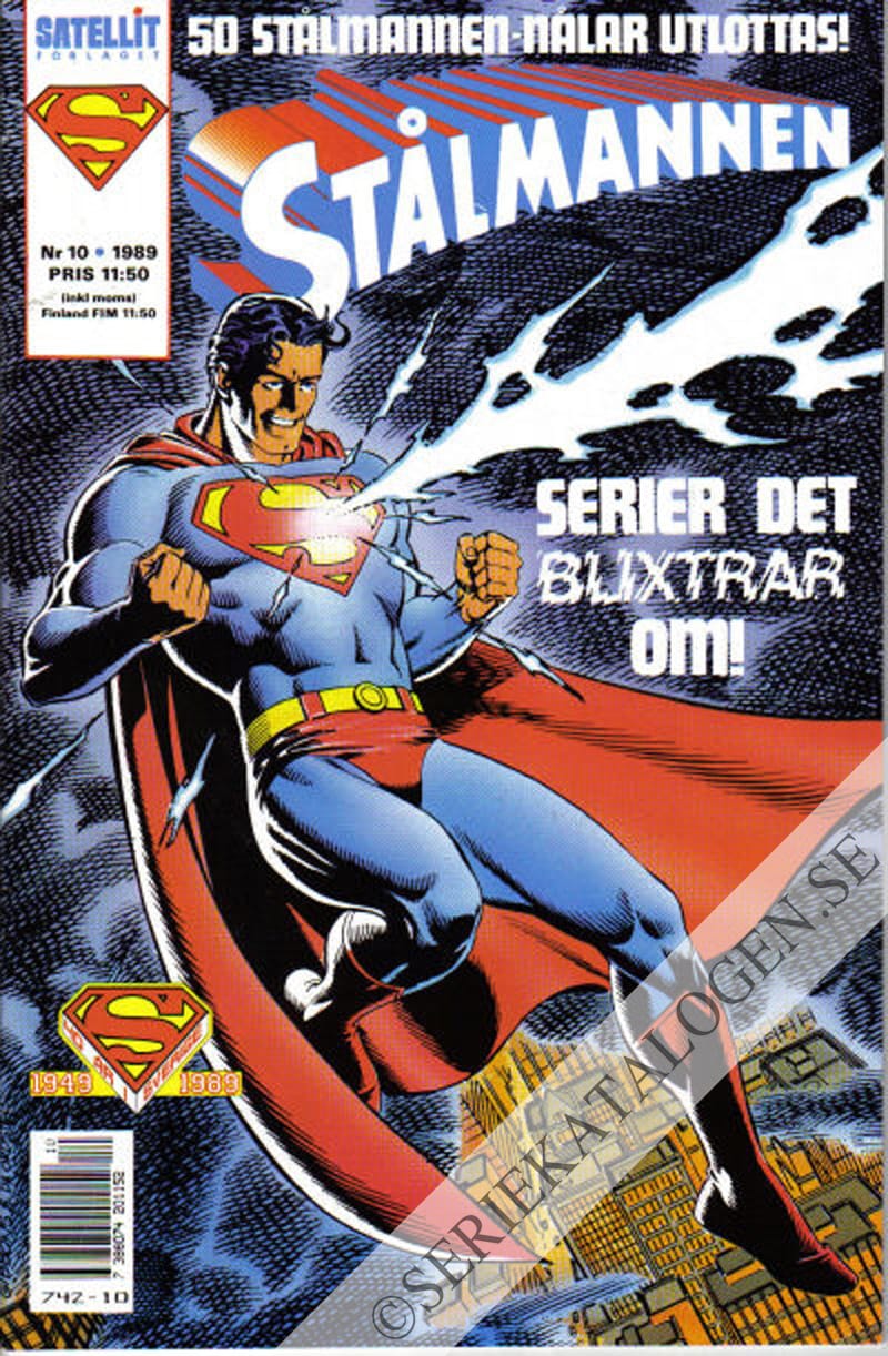 Framsida på Stålmannen #10 (1989)