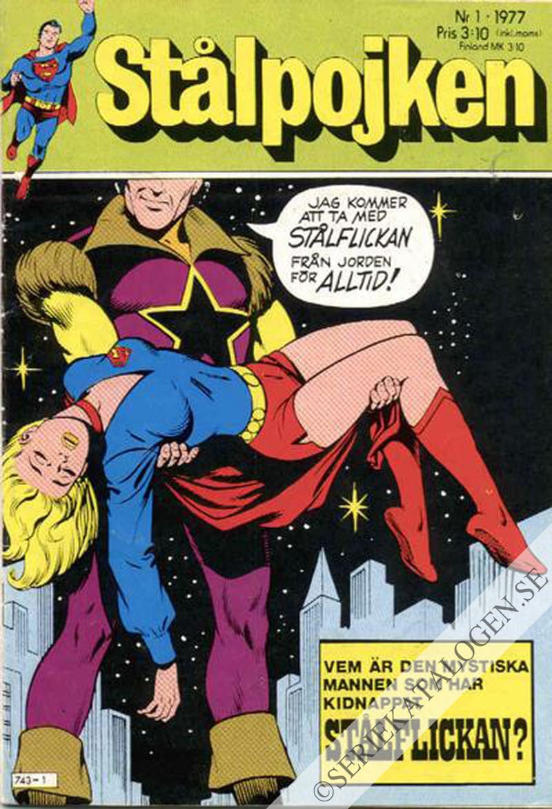 Framsida på Stålpojken #1 (1977)