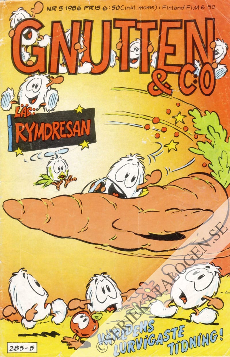 Framsida på Gnutten & C:o #5 (1986)