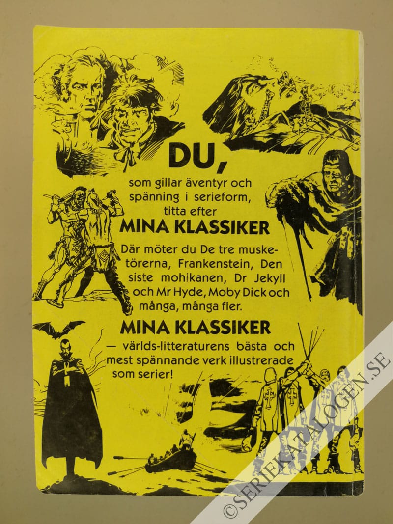 Baksida på Pansarattack (1981)