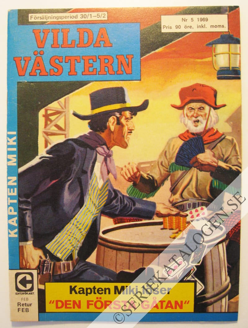 Framsida på Vilda Västern #5 (1969)