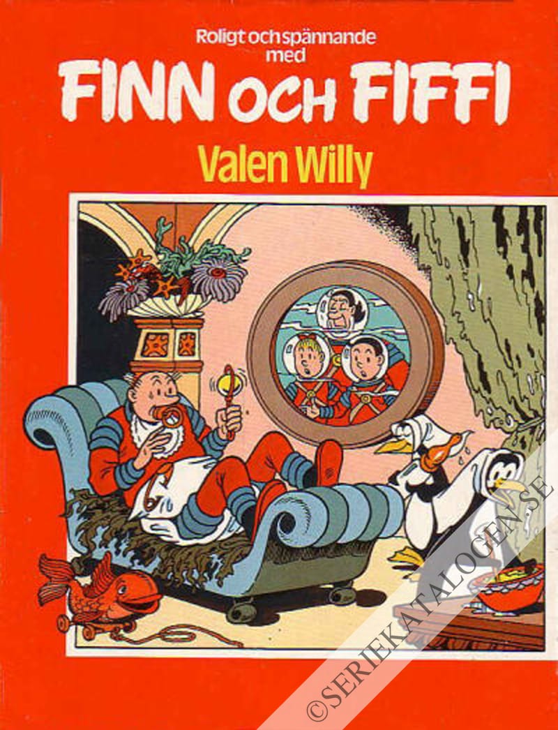 Framsida på Finn och Fiffi Valen Willy (19??)