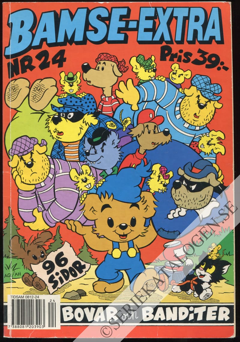 Framsida på Bamse-extra Bovar och banditer (2002)