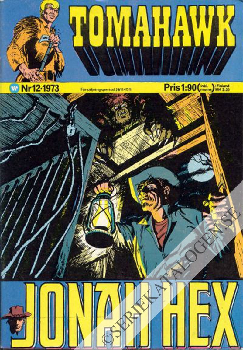 Framsida på Tomahawk #12 (1973)