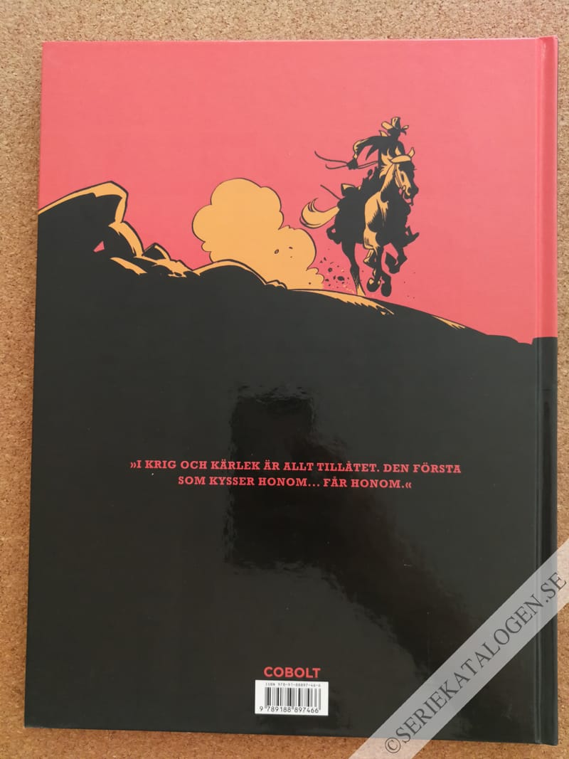 Baksida på Wanted Lucky Luke (2021)