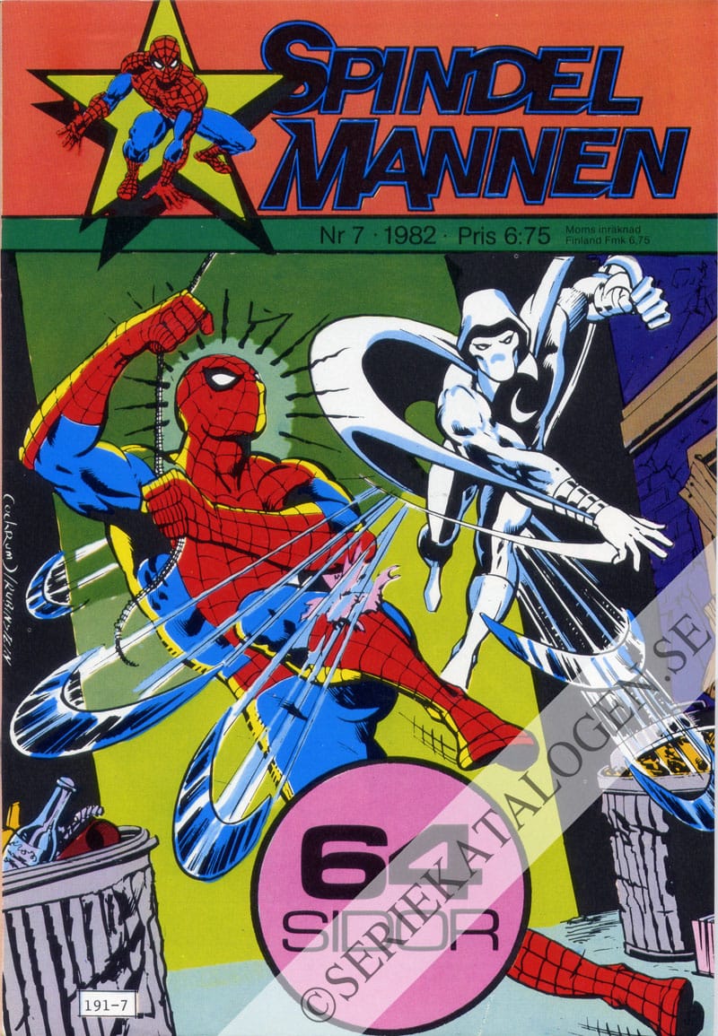 Framsida på Spindelmannen #7 (1982)