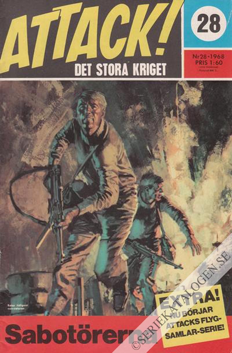 Framsida på Attack Sabotörerna (1968)